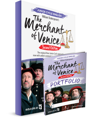 The Merchant of Venice plus Portfolio 2nd edition 2023 by Educate.ie