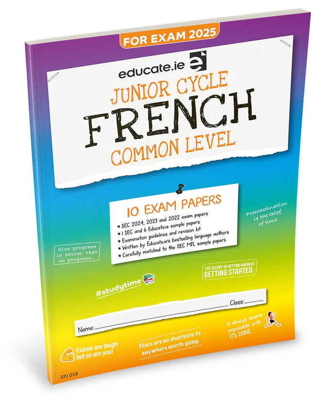 Educate.ie - Exam Papers - Junior Cycle - French - Common Level - Exam 2025