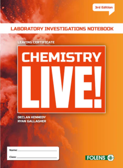 Chemistry Live 3rd Ed. Laboratory Investigations Notebook