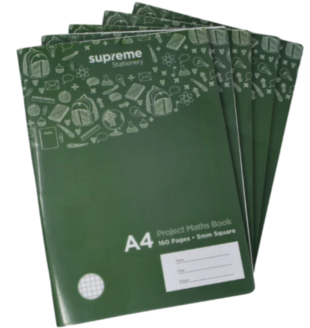 A4 Maths Copy 160pgs