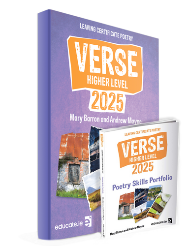 Verse 2025 - Leaving Cert English Higher Level Poetry + FREE Portfolio