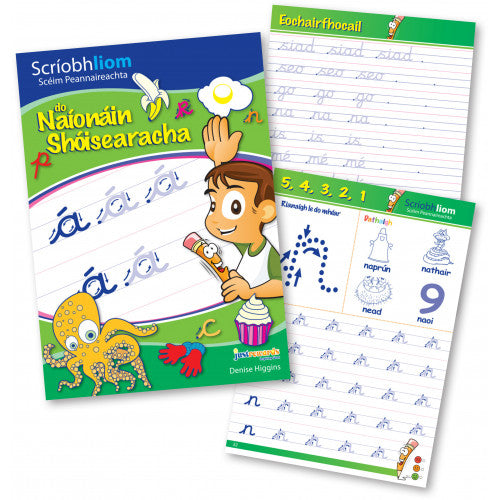 Scríobh Liom do Naíonáin Shóisearacha (Book & Practice Copy Set)