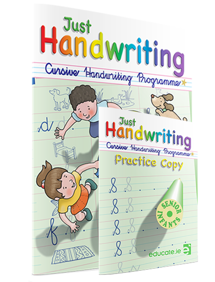 Just Handwriting - Senior Infants Cursive + Practice Copy