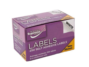 Labels 250 self adhesive labels