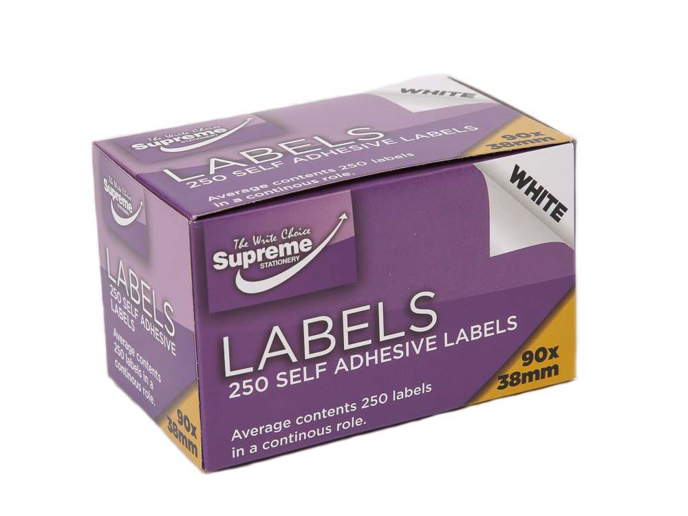 Labels 250 self adhesive labels