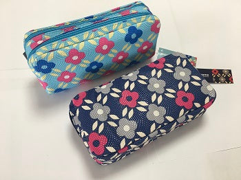 DOUBLE PENCIL CASE FLOWER