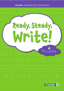 Ready, Steady, Write! Pre-cursive A Set! Junior Infants