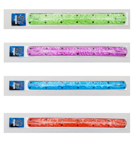 Ruler Flexi 12 Inch 30cm Unbreakable