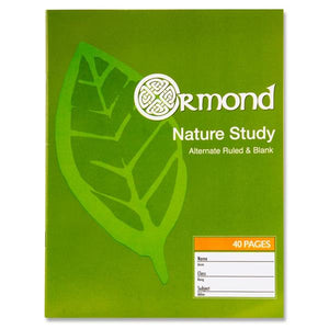 Ormond 40pg Nature Study Copy Book