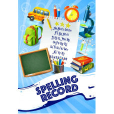 My Spelling Record Book