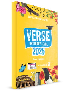 Verse 2025 - Leaving Cert English Ordinary Level Poetry