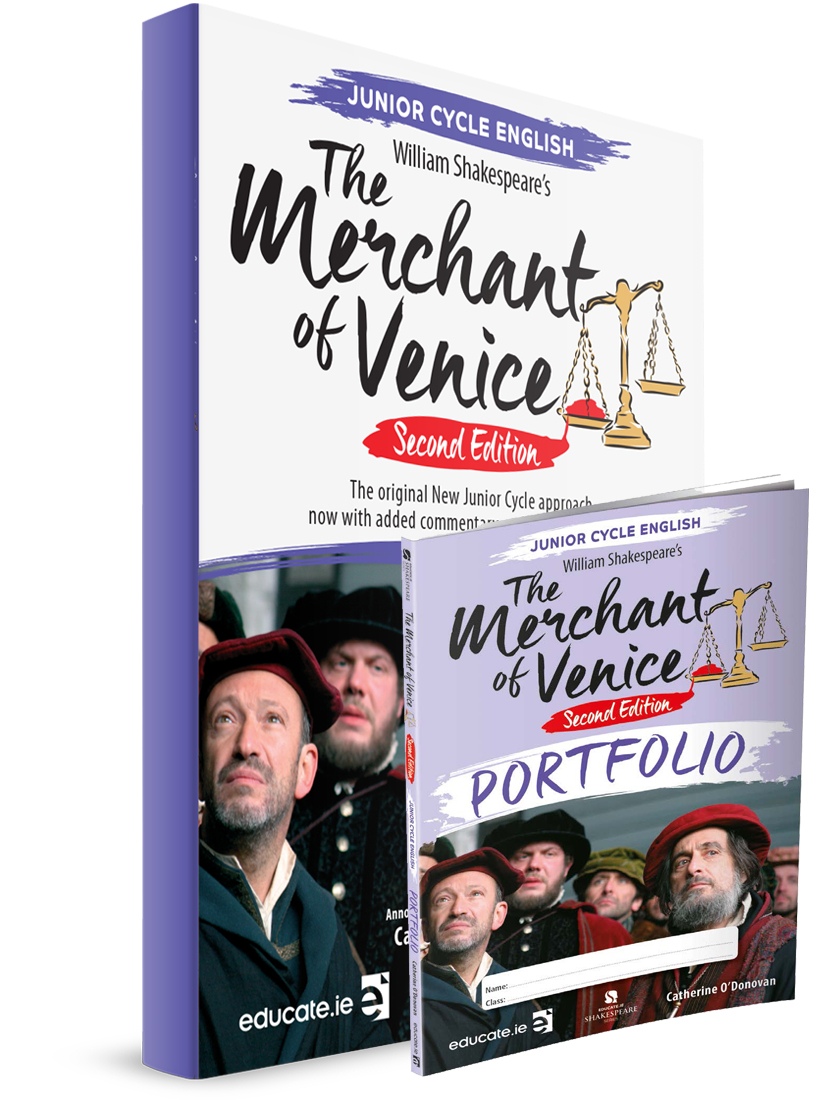 The Merchant of Venice plus Portfolio 2nd edition 2023 by Educate.ie