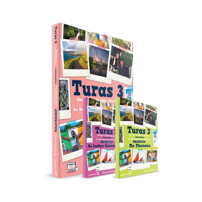 Turas 3 - Junior Cycle Irish plus Portfolio and Activity book - 2nd edition